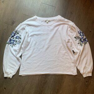 Seven7 embroidered sweatshirt